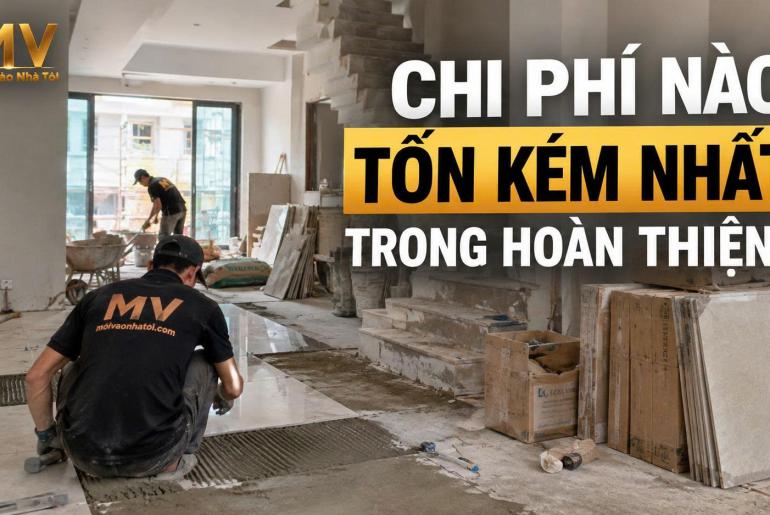 Chi phí nào tốn kém nhất trong hoàn thiện nhà ở, biệt thự, shophouse?